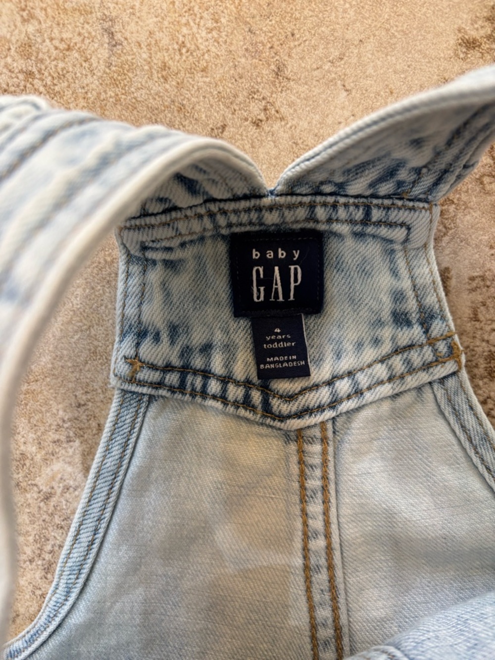 Gap Toddler Girl Overall Shorts - Picture 3 of 4